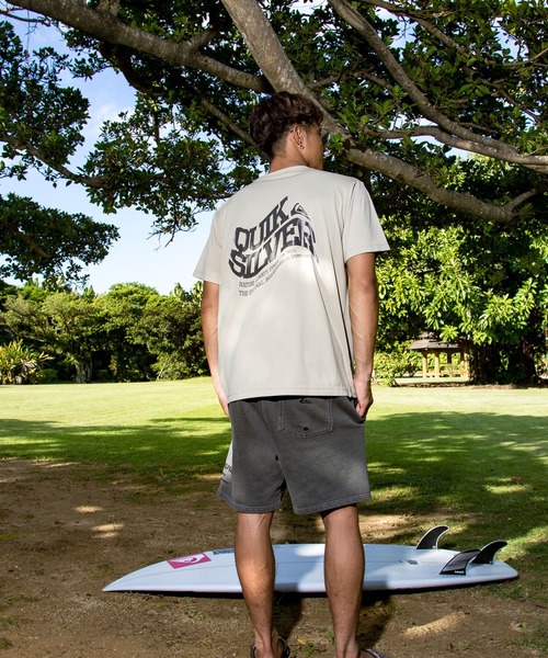 Quiksilver(クイックシルバー)の「QUIKSILVER メンズ PG HAND DRAWN SWEAT SHORTS ショートパンツ 【2026年春夏モデル】/スウェットショートパンツ(スウェットパンツ・メンズ・ベージュ/ブラック/イエロー・MEDIUM/X-LARGE/LARGE)」の5枚目の写真