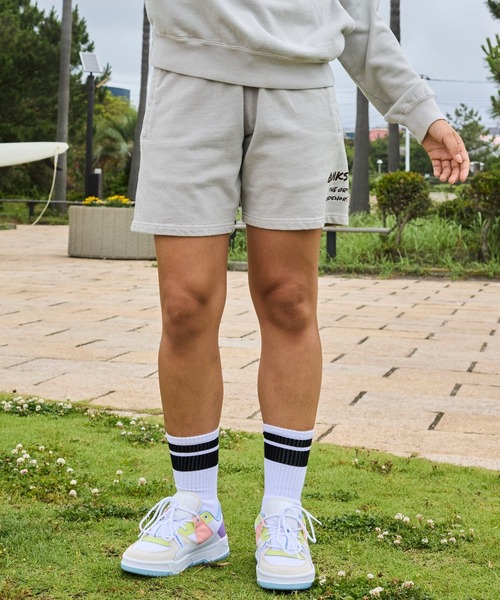Quiksilver(クイックシルバー)の「QUIKSILVER メンズ PG HAND DRAWN SWEAT SHORTS ショートパンツ 【2026年春夏モデル】/スウェットショートパンツ(スウェットパンツ・メンズ・ベージュ/ブラック/イエロー・MEDIUM/X-LARGE/LARGE)」の12枚目の写真