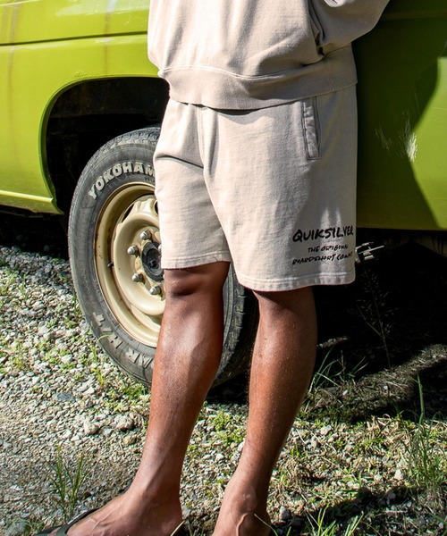 Quiksilver(クイックシルバー)の「QUIKSILVER メンズ PG HAND DRAWN SWEAT SHORTS ショートパンツ 【2026年春夏モデル】/スウェットショートパンツ(スウェットパンツ・メンズ・ベージュ/ブラック/イエロー・MEDIUM/X-LARGE/LARGE)」の13枚目の写真