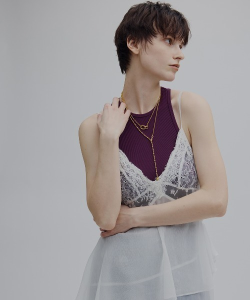 Ameri（アメリ）の「NICKEL FREE MIX CHAIN NECKLACE（ネックレス・レディース・ゴールド/シルバー・FREE）」の10枚目の写真