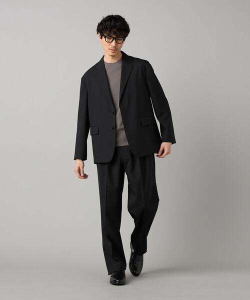 COMME CA MEN(コムサメン)の「【セットアップ対応】尾州産 ウォッシャブルトロ シングルテーラードジャケット(テーラードジャケット・メンズ・グレー/ブラック・L/M/S)」の13枚目の写真
