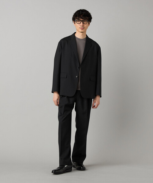 COMME CA MEN(コムサメン)の「【セットアップ対応】尾州産 ウォッシャブルトロ シングルテーラードジャケット(テーラードジャケット・メンズ・グレー/ブラック・L/M/S)」の14枚目の写真