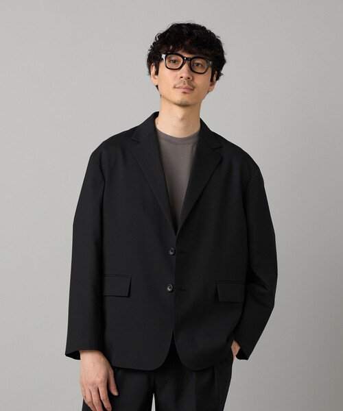 COMME CA MEN(コムサメン)の「【セットアップ対応】尾州産 ウォッシャブルトロ シングルテーラードジャケット(テーラードジャケット・メンズ・グレー/ブラック・L/M/S)」の17枚目の写真