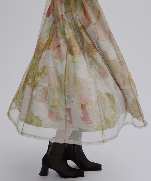 Ameri（アメリ）の「UND GYPSUM ART DRESS（ドレス）」 - WEAR