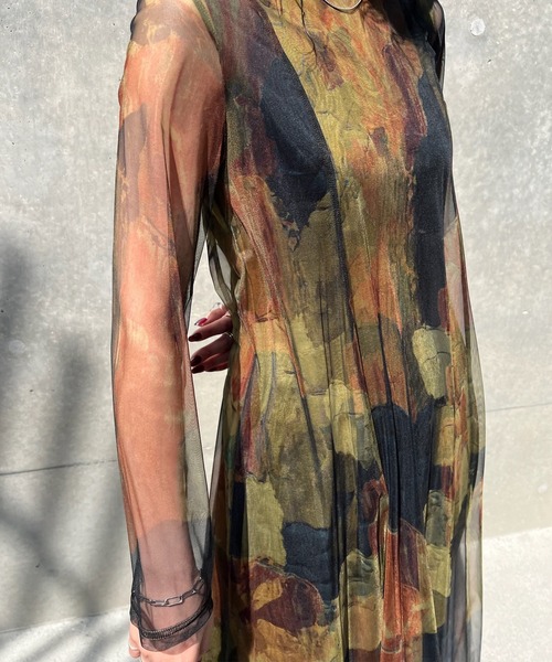 Ameri（アメリ）の「UND GYPSUM ART DRESS（ドレス）」 - WEAR