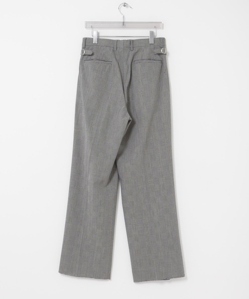URBAN RESEARCH（アーバンリサーチ）の「new basic　HIGH TWIST WOOL TROUSER（その他パンツ・メンズ・ブラック/チェック・MEDIUM/LARGE/X-LARGE）」の6枚目の写真