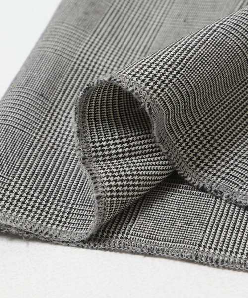 URBAN RESEARCH（アーバンリサーチ）の「new basic　HIGH TWIST WOOL TROUSER（その他パンツ・メンズ・ブラック/チェック・MEDIUM/LARGE/X-LARGE）」の8枚目の写真