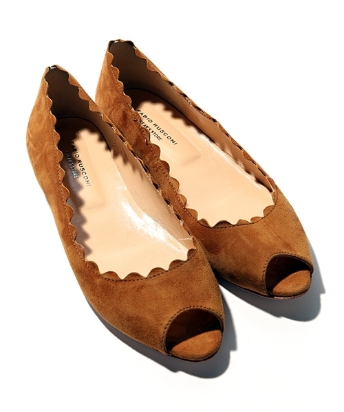 FABIO RUSCONI(ファビオルスコーニ)の「FABIO RUSCONI/ファビオルスコーニ オープントゥパンプス(パンプス・レディース・ブラウン/ブラック・38/36/37)」の13枚目の写真