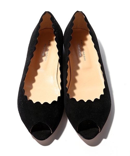 FABIO RUSCONI(ファビオルスコーニ)の「FABIO RUSCONI/ファビオルスコーニ オープントゥパンプス(パンプス・レディース・ブラウン/ブラック・38/36/37)」の4枚目の写真