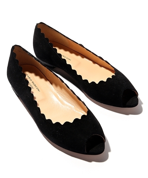 FABIO RUSCONI(ファビオルスコーニ)の「FABIO RUSCONI/ファビオルスコーニ オープントゥパンプス(パンプス・レディース・ブラウン/ブラック・38/36/37)」の8枚目の写真