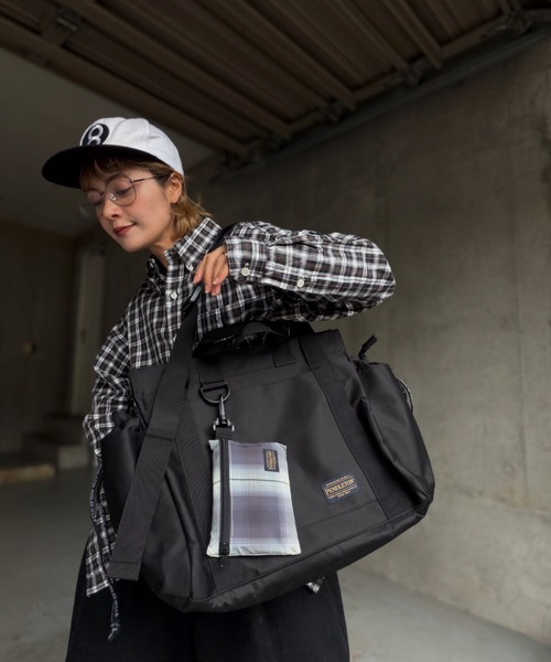 PENDLETON(ペンドルトン)の「【 PENDLETON x MARIE INABA / ペンドルトン x マリエ イナバ 】 MOTHERS BAG / マザーズバッグ(トートバッグ・レディース・キャメル/その他1/ブラック・FREE)」の21枚目の写真