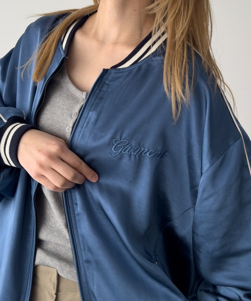 CANAL JEAN(キャナルジーン)の「diggity リバーシブルスタジャン(スタジャン・レディース・ブルー・ONE SIZE)」の4枚目の写真