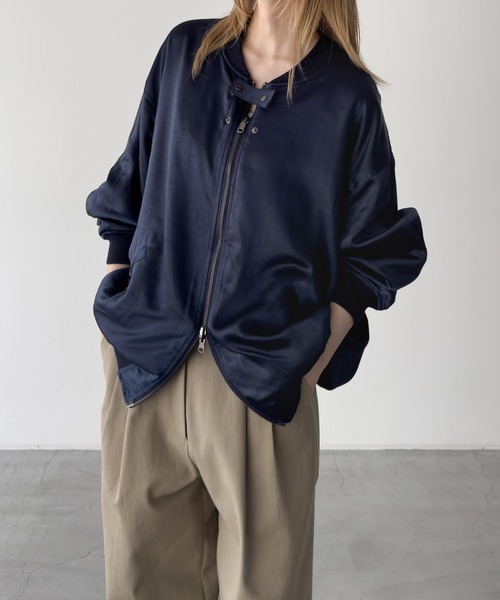 CANAL JEAN(キャナルジーン)の「diggity リバーシブルスタジャン(スタジャン・レディース・ブルー・ONE SIZE)」の6枚目の写真