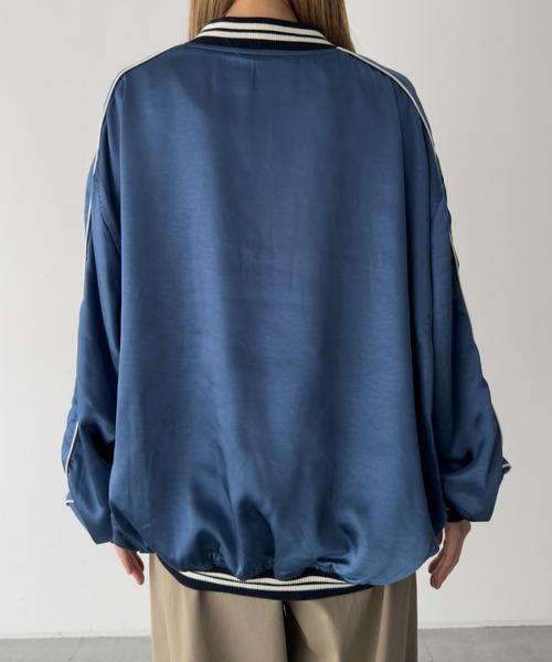 CANAL JEAN(キャナルジーン)の「diggity リバーシブルスタジャン(スタジャン・レディース・ブルー・ONE SIZE)」の9枚目の写真