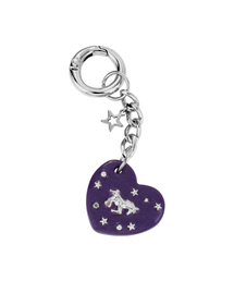 NFF（エヌエフエフ）の「guardian heart keyring-purple（キーケース/キーアクセサリー）」