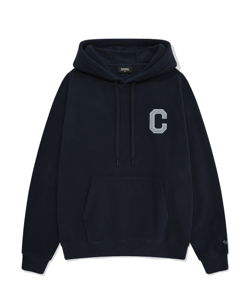 COVERNAT(カバーナット)の「Cロゴフリースオーバーサイズフードパーカー ネイビー(パーカー・レディース・その他・SMALL/MEDIUM)」の2枚目の写真