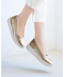 fitfit（フィットフィット）の「レザーバレエスニーカーLITE601（バレエシューズ）」