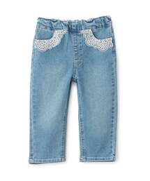 petit main | 【リンク】レースデニムパンツ(デニムパンツ)