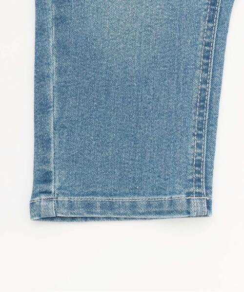 petit main（プティマイン）の「【リンク】レースデニムパンツ（デニムパンツ・キッズ・サックスブルー/ブルー・110cm/130cm/100cm/120cm/90cm/80ｃｍ）」の7枚目の写真