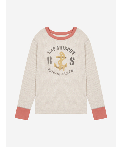 SAFARISPOT(サファリスポット)の「1/2レギオンモータースクラブワッフルロングスリーブ(クリーム)(Tシャツ/カットソー・レディース・その他・1)」の2枚目の写真