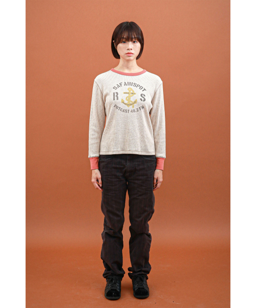 SAFARISPOT(サファリスポット)の「1/2レギオンモータースクラブワッフルロングスリーブ(クリーム)(Tシャツ/カットソー・レディース・その他・1)」の4枚目の写真