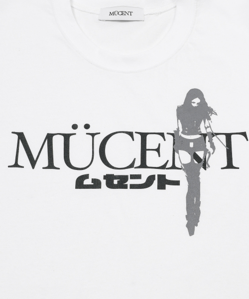 MUCENT（ムセント）の「キアノレタリング半袖Tシャツ（2カラー）（Tシャツ/カットソー・レディース・ブラック/ホワイト・FREE）」の9枚目の写真