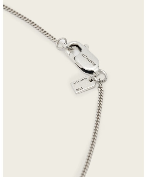 ALLSAINTS（オールセインツ）の「AXL CURB STERLING SILVER CHAIN NECKLACE | AXL カーブ スターリング シルバー チェーン ネックレス（ネックレス・メンズ・シルバー・ONE SIZE）」の5枚目の写真