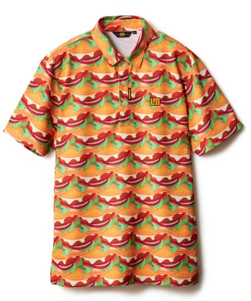 Loudmouth(ラウドマウス)の「【Loudmouth:ラウドマウス】プレミアムカノコ総柄半袖シャツ ゴルフ 通気性 速乾性(シャツ/ブラウス・メンズ・ホワイト×ブラック/その他6/その他7/その他8/その他9・MEDIUM/LARGE/LL/XX-LARGE)」の20枚目の写真