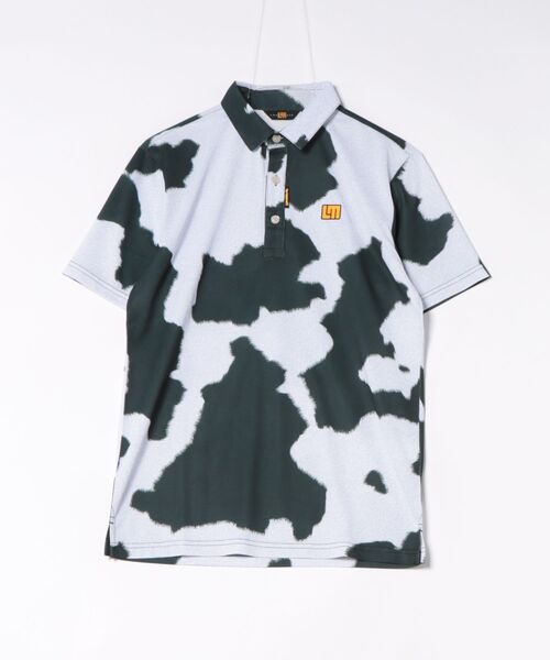 Loudmouth(ラウドマウス)の「【Loudmouth:ラウドマウス】プレミアムカノコ総柄半袖シャツ ゴルフ 通気性 速乾性(シャツ/ブラウス・メンズ・ホワイト×ブラック/その他6/その他7/その他8/その他9・MEDIUM/LARGE/LL/XX-LARGE)」の11枚目の写真