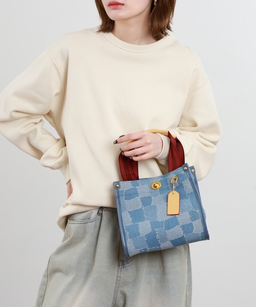 デニム パッチワーク 2WAY トートバッグ（トートバッグ）｜crossi