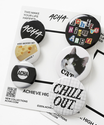 ACHA（アチャ）の「ACHIEVE.HAデイリーピンボタン（その他小物）」