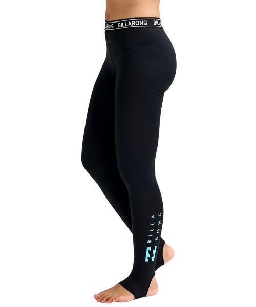 BILLABONG(ビラボン)の「BILLABONG/ビラボン 水着 ラッシュガード トレンカ LOGO BAND UV TORENKA BG013401 UT(その他パンツ・レディース・ブラック×ホワイト/ブラック×ブルー・M)」の2枚目の写真