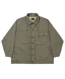 AJOBYAJO（アジョバイアジョ）の「Batwing Two-Tone Twill Jacket [KHAKI]（デニムジャケット）」