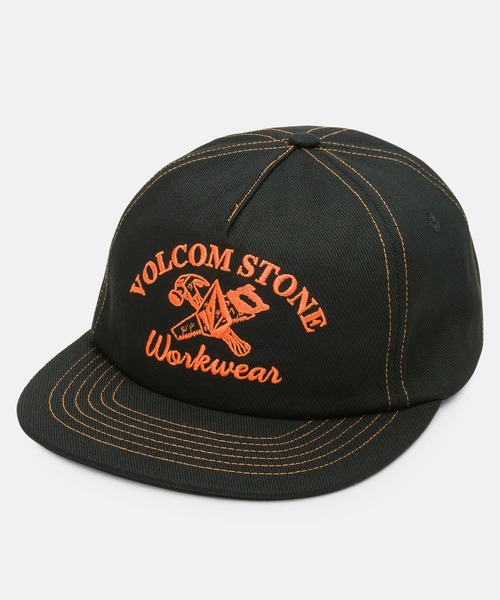 VOLCOM(ボルコム)の「VOLCOM メンズ FUNDAMENTALS WORK HAT キャップ 【2026年夏モデル】(キャップ・メンズ・ブラック系その他・FREE)」の3枚目の写真