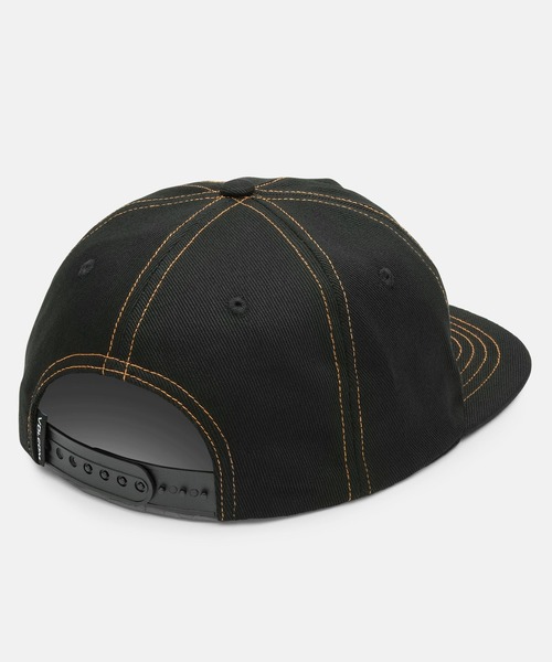 VOLCOM(ボルコム)の「VOLCOM メンズ FUNDAMENTALS WORK HAT キャップ 【2026年夏モデル】(キャップ・メンズ・ブラック系その他・FREE)」の4枚目の写真