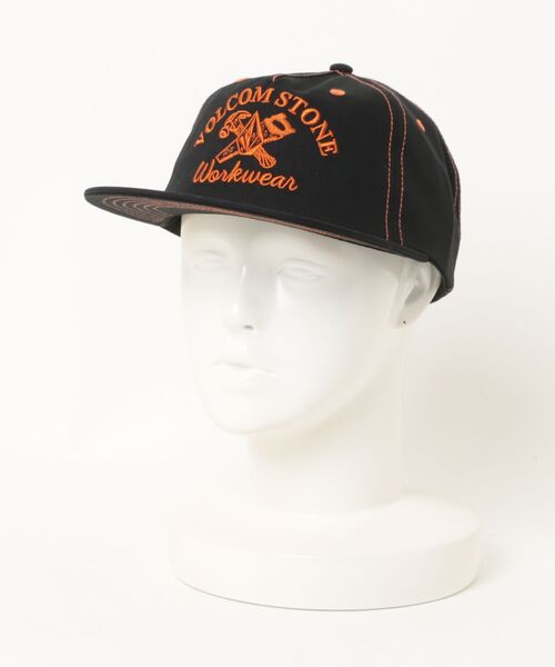 VOLCOM(ボルコム)の「VOLCOM メンズ FUNDAMENTALS WORK HAT キャップ 【2026年夏モデル】(キャップ・メンズ・ブラック系その他・FREE)」の5枚目の写真