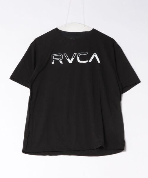 RVCA(ルーカ)の「RVCA/ルーカ 半袖 Tシャツ ロゴ バックプリント 速乾 軽量 ストレッチ BG04A221(Tシャツ/カットソー・メンズ・ブラック×ブラック/ブラック×ホワイト/グレー・S/L/M)」の14枚目の写真