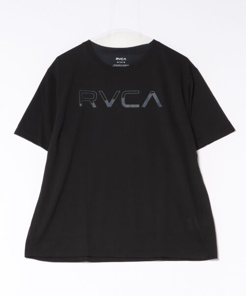 RVCA(ルーカ)の「RVCA/ルーカ 半袖 Tシャツ ロゴ バックプリント 速乾 軽量 ストレッチ BG04A221(Tシャツ/カットソー・メンズ・ブラック×ブラック/ブラック×ホワイト/グレー・S/L/M)」の15枚目の写真