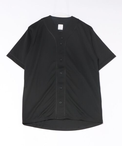 TONE SELECT WEAR（トーンセレクトウェア）の「United Athle Sports(ユナイテッドアスレスポーツ) 4.1オンス ドライ ベースボールシャツ メンズ (5982-01) 【598201】（シャツ/ブラウス・メンズ・ブラック×ホワイト/ホワイト系その他/ブルー系その他/ネイビー/ホワイト×ブラック/ブラック系その他/ブラック×ブラック・LARGE/MEDIUM/SMALL/X-LARGE）」の4枚目の写真