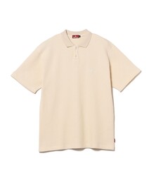 Hellrazor（ヘルレイザー）の「HELLRAZOR / SCRIPT LOGO WAFFLE POLO SHIRT（ポロシャツ）」