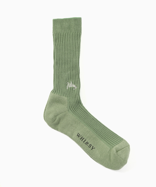 Whimsy(ウィムジー)の「Whimsy / ウィムジー Emjay Socks/Spring(ソックス/靴下・メンズ・グリーン/ホワイト/ピンク/ブラック/ベージュ系その他/パープル系その他・FREE)」の4枚目の写真