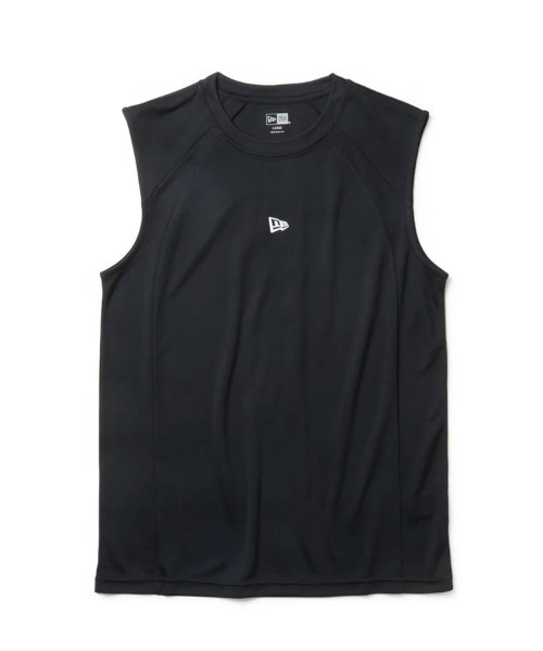 NEW ERA(ニューエラ)の「【NEW ERA】スリーブレス テック Tシャツ Vertical / 2カラー(Tシャツ/カットソー・メンズ・ブラック/ホワイト・M/L)」の7枚目の写真