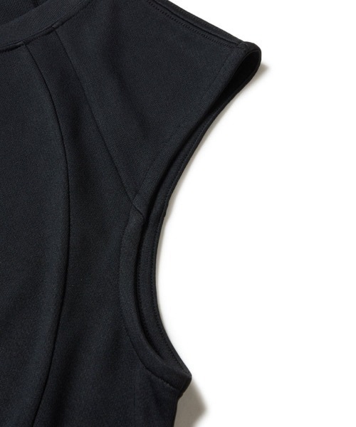 NEW ERA(ニューエラ)の「【NEW ERA】スリーブレス テック Tシャツ Vertical / 2カラー(Tシャツ/カットソー・メンズ・ブラック/ホワイト・M/L)」の9枚目の写真