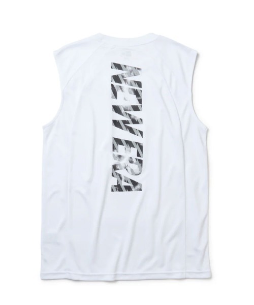 NEW ERA(ニューエラ)の「【NEW ERA】スリーブレス テック Tシャツ Vertical / 2カラー(Tシャツ/カットソー・メンズ・ブラック/ホワイト・M/L)」の12枚目の写真