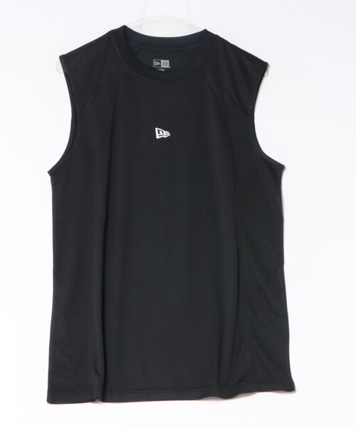 NEW ERA(ニューエラ)の「【NEW ERA】スリーブレス テック Tシャツ Vertical / 2カラー(Tシャツ/カットソー・メンズ・ブラック/ホワイト・M/L)」の18枚目の写真