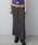 Rohwel�i���[�E�F���j�́uBorder Long Stretch Skirt / �{�[�_�[�����O�X�g���b�`�X�J�[�g�i�X�J�[�g�j�v�b�u���E��