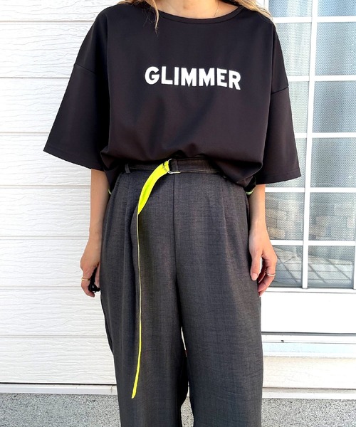 Q(キュー)の「リネンライクDカンベルトパンツ(その他パンツ・レディース・チャコールグレー/アイボリー・MEDIUM)」の12枚目の写真