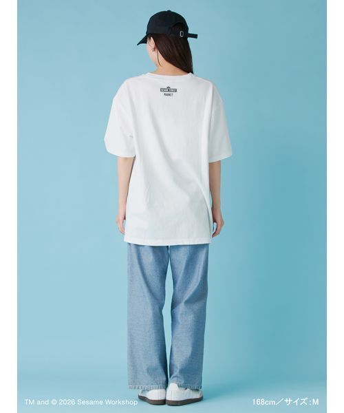 SESAME STREET(セサミストリート)の「【UNISEX】ヴィンテージフォトTシャツ(Tシャツ/カットソー・レディース・ピンク/カーキ/ブラック/ライトグレー/オフホワイト・M/L)」の9枚目の写真