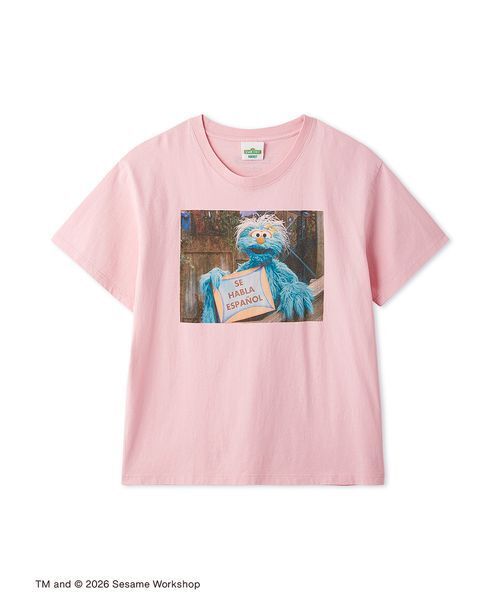 SESAME STREET(セサミストリート)の「【UNISEX】ヴィンテージフォトTシャツ(Tシャツ/カットソー・レディース・ピンク/カーキ/ブラック/ライトグレー/オフホワイト・M/L)」の5枚目の写真