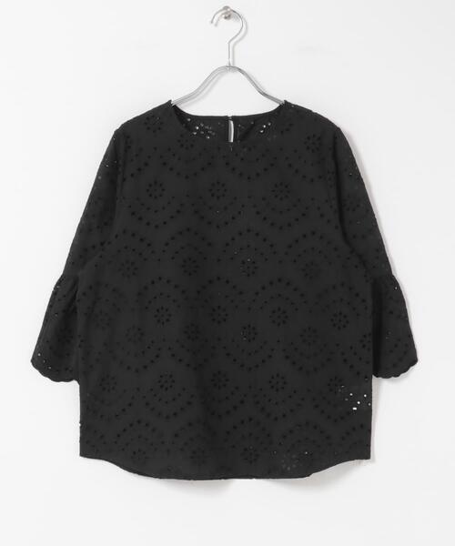 ITEMS URBANRESEARCH(アイテムズ アーバンリサーチ)の「スカラップスリーブレースブラウス(シャツ/ブラウス・レディース・ホワイト/ブルー/ブラック・FREE)」の16枚目の写真